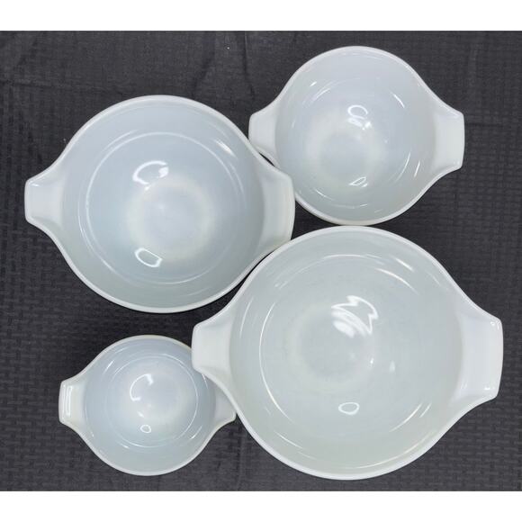 Pyrex Verde Cinderella Full Set of Four Bowls - Picture 7 of 9